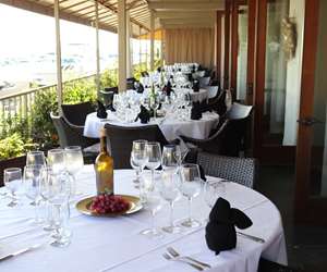 table set for a private event