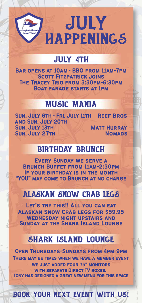 July Happenings