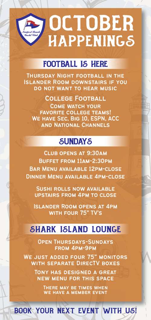 October Happenings NBYC