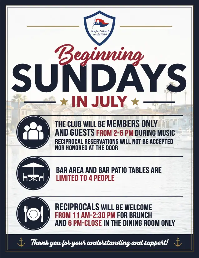 Sunday Announcement NBYC