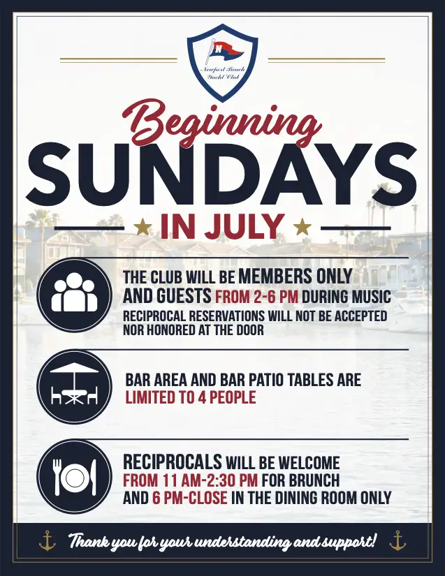 Sunday Announcement NBYC